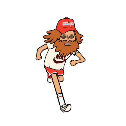 gif of cartoon Forrest Gump running on spot